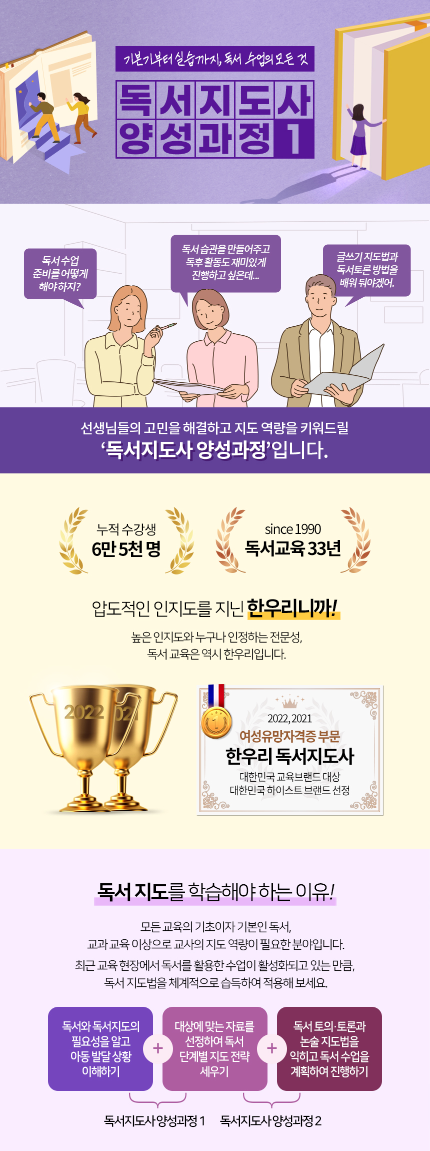 독서지도사 양성과정 1 과정 소개 이미지