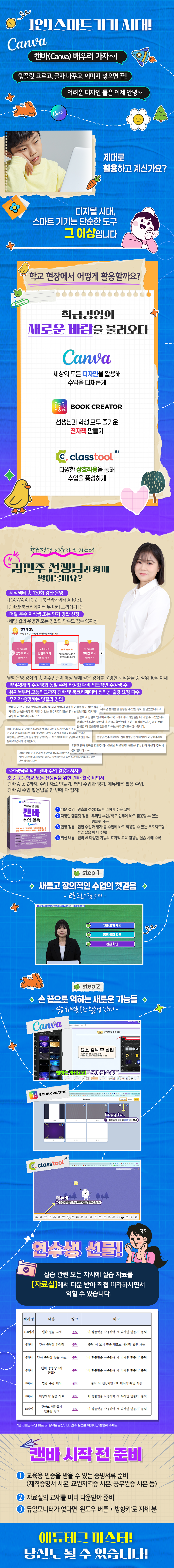1인 1스마트 기기 200% 활용법, 학급경영 에듀테크 TOP 3 과정 소개 이미지
