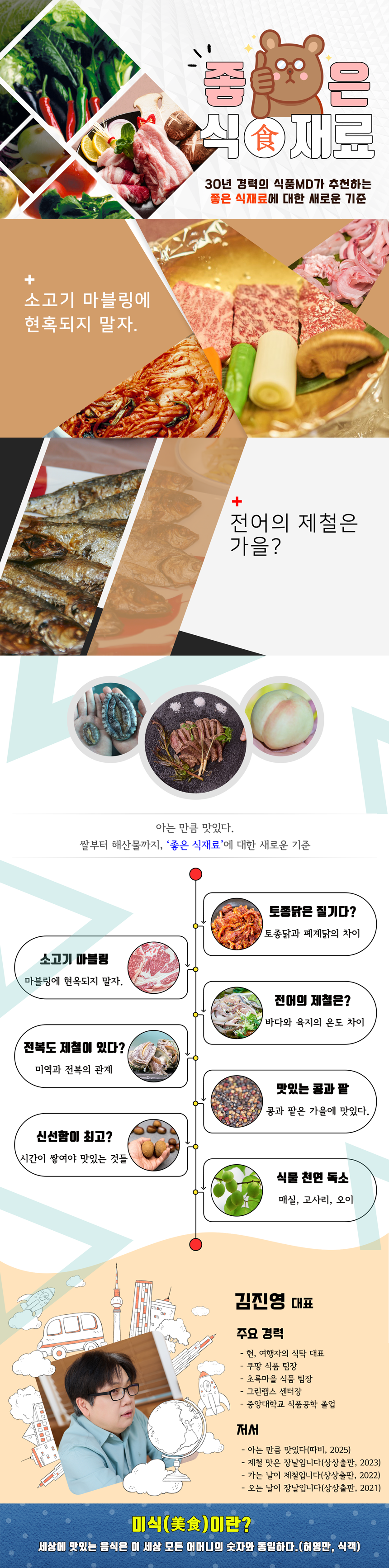 '좋은 식재료'에 대한 새로운 기준과 이해 과정 소개 이미지